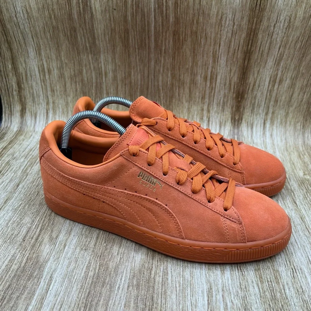 Puma Suede Classic Men's Size 10 Iced Pack Russett Orange Low Sneakers 357251-11